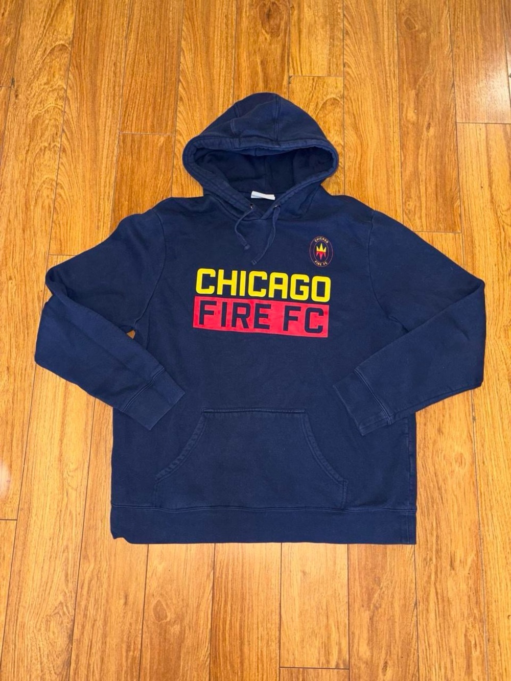 Chicago Fire FC Soccer navy blue hoodie